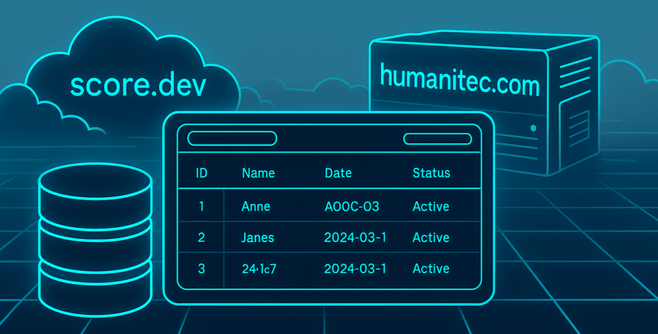Running companion containers with Score & Humanitec